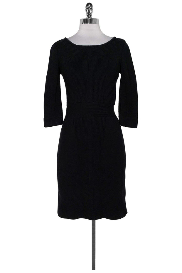 Current Boutique-Rag & Bone - Black Knit Sweater Dress Sz 4