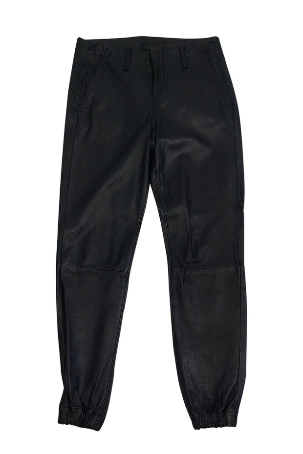 Current Boutique-Rag & Bone - Black Lamb Leather Pants Sz 0