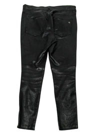 Current Boutique-Rag & Bone - Black Leather Skinny Pants Sz 27