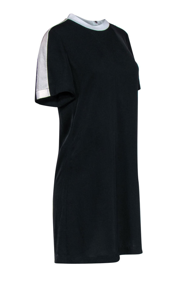 Current Boutique-Rag & Bone - Black Short Sleeve Dress w/ White Striping Sz S