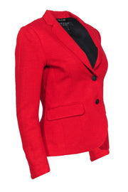 Current Boutique-Rag & Bone - Bold Red Textured Blazer Sz 4