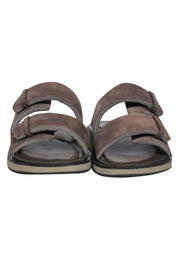 Current Boutique-Rag & Bone - Brown Suede "Tundra" Slide Sandals Sz 9