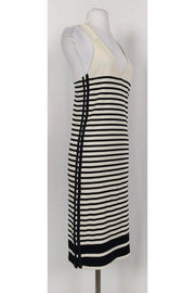 Current Boutique-Rag & Bone - Cream & Black Striped Dress Sz S