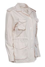 Current Boutique-Rag & Bone - Cream Cotton Utility-Style Jacket Sz S
