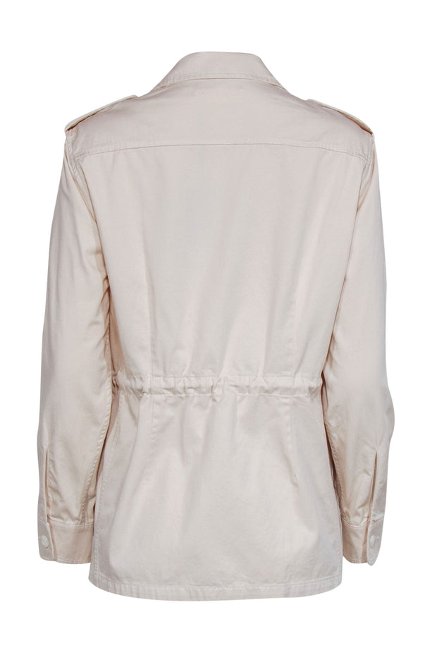 Current Boutique-Rag & Bone - Cream Cotton Utility-Style Jacket Sz S