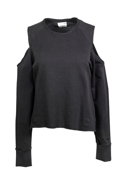 Current Boutique-Rag & Bone - Dark Grey Cold Shoulder Sweater Sz XS
