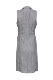 Current Boutique-Rag & Bone - Grey Wool Blend Single Button Longline Vest Sz 0