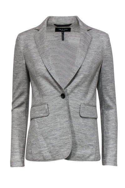 Current Boutique-Rag & Bone - Heathered Grey Wool Blazer Sz 0