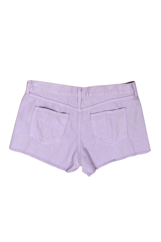 Current Boutique-Rag & Bone - Light Purple Frayed Hem Cut Off Denim Shorts Sz 27