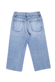 Current Boutique-Rag & Bone - Light Wash Stretchy Cropped Wide Leg Jeans Sz S