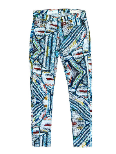Current Boutique-Rag & Bone - Multicolored Printed Skinny Jeans Sz 27
