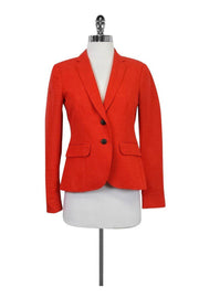 Current Boutique-Rag & Bone - Orange Linen Blazer Sz 0