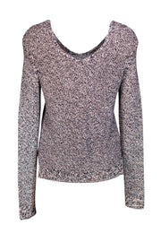 Current Boutique-Rag & Bone - Pink, Black & White Sweater Sz S