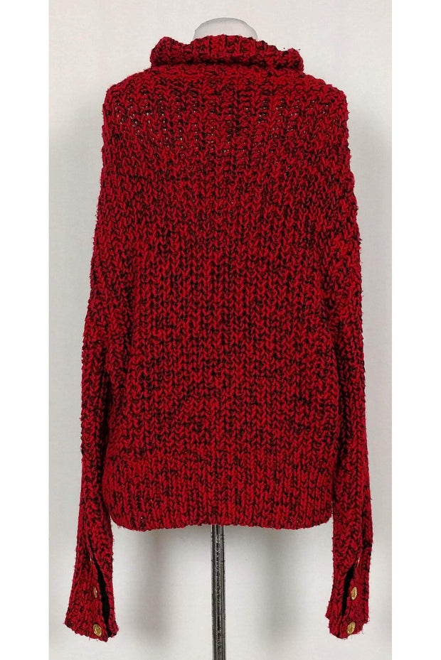 Current Boutique-Rag & Bone - Red Sandra Turtleneck Sweater Sz M
