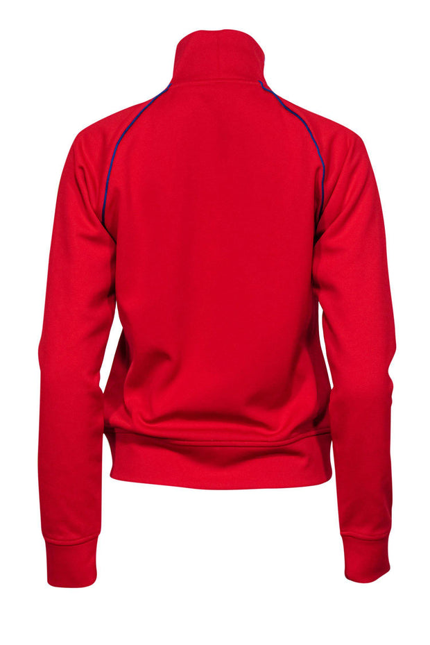 Current Boutique-Rag & Bone - Red Zip-Up Jacket w/ Blue Trim Sz XS