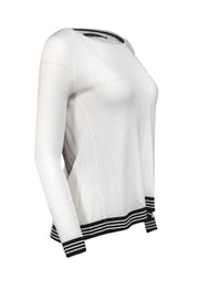 Current Boutique-Rag & Bone - White Open Knit Sweater Sz XS