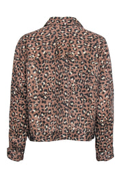 Current Boutique-Rails - Brown Leopard Print Button Front Jacket Sz L