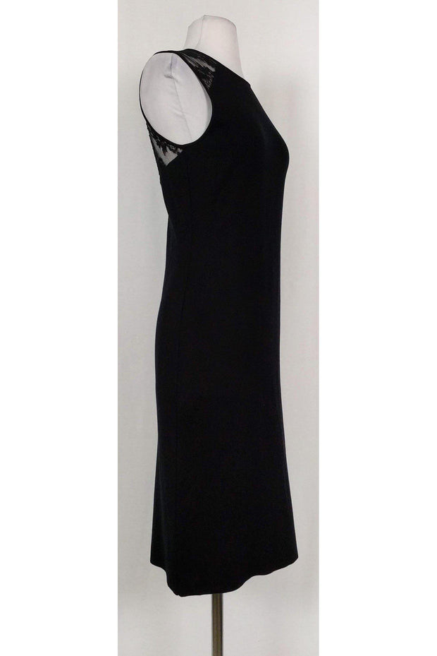 Current Boutique-Ralph Lauren - Black Fitted Knit Dress Sz M