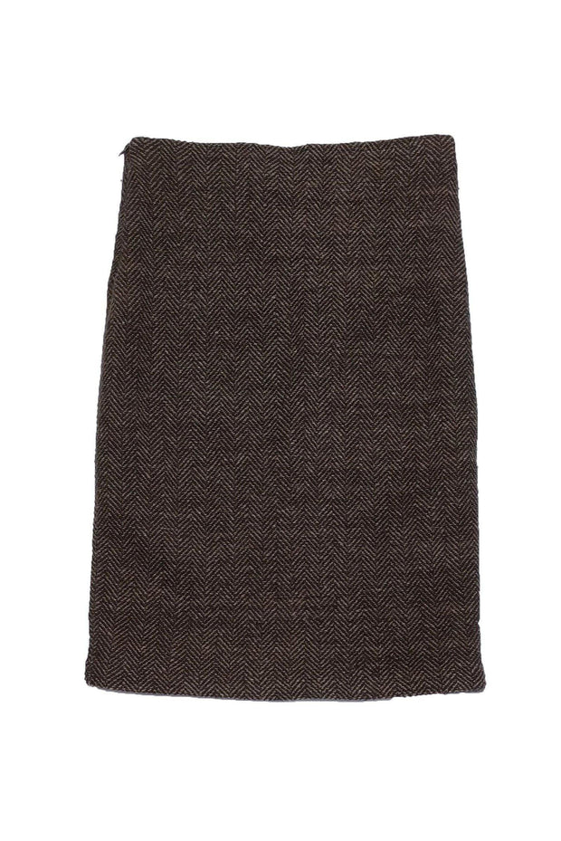 Current Boutique-Ralph Lauren - Brown Cashmere Skirt Sz S