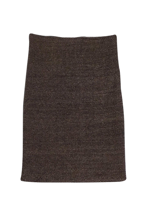 Current Boutique-Ralph Lauren - Brown Cashmere Skirt Sz S