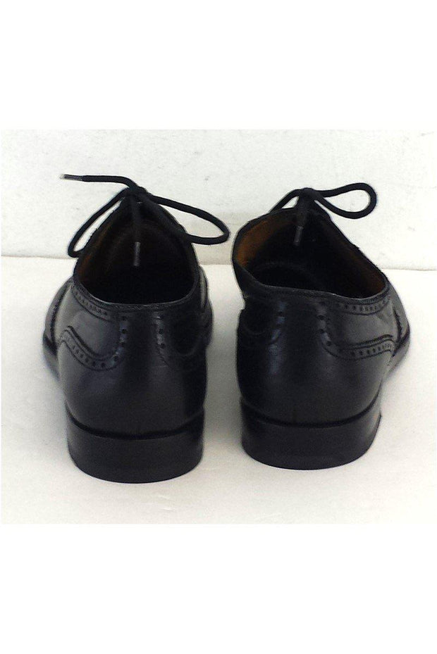 Current Boutique-Ralph Lauren Collection - Black Leather Oxfords Sz 9
