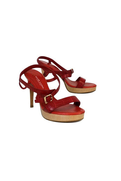 Current Boutique-Ralph Lauren Collection - Red Sandals Sz 8