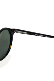 Current Boutique-Ralph Lauren - Dark Brown Tortoise Shell Round Sunglasses