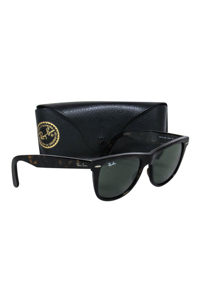 Current Boutique-Ray Ban - Brown Tortoise Front w/ Red Leg Sunglasses