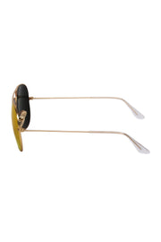 Current Boutique-Ray-Ban - Gold Reflective Aviator Sunglasses