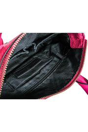 Current Boutique-Rebecca Minkoff - Hot Pink Pebbled Leather Crossbody w/ Tassels