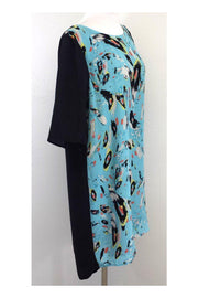 Current Boutique-Rebecca Minkoff - Light Blue & Black Print Dress Sz 10