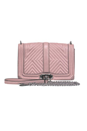 Current Boutique-Rebecca Minkoff - Light Pink Quilted Convertible Crossbody