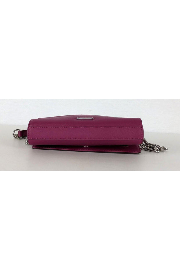Current Boutique-Rebecca Minkoff - Purple Leather Crossbody w/ Silver-Toned Hardware