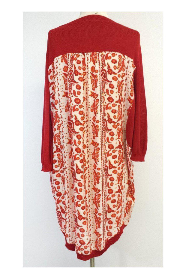 Current Boutique-Rebecca Minkoff - Red Paisley Print Jai Dress Sz M