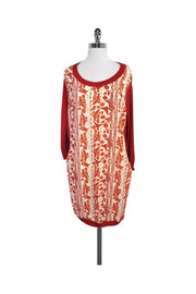 Current Boutique-Rebecca Minkoff - Red Paisley Print Jai Dress Sz M