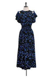 Current Boutique-Rebecca Taylor - Black Floral Dress Sz 0
