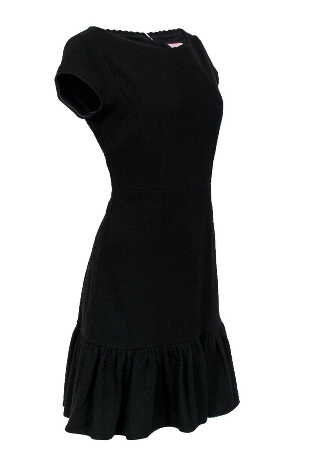 Rebecca taylor store black ruffle dress