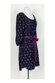 Current Boutique-Rebecca Taylor - Blue Floral Dress Sz 8