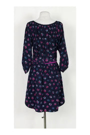 Current Boutique-Rebecca Taylor - Blue Floral Dress Sz 8