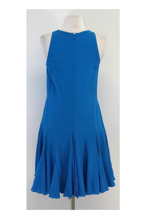 Current Boutique-Rebecca Taylor - Blue Sleeveless Flared Dress Sz 2