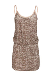 Current Boutique-Rebecca Taylor - Blush Sequined Tank Dress Sz 6