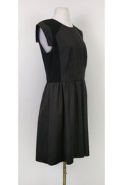 Current Boutique-Rebecca Taylor - Grey & Black Flared Dress Sz 8