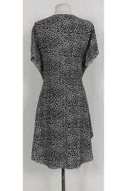 Current Boutique-Rebecca Taylor - Grey & White Animal Print Dress Sz XS