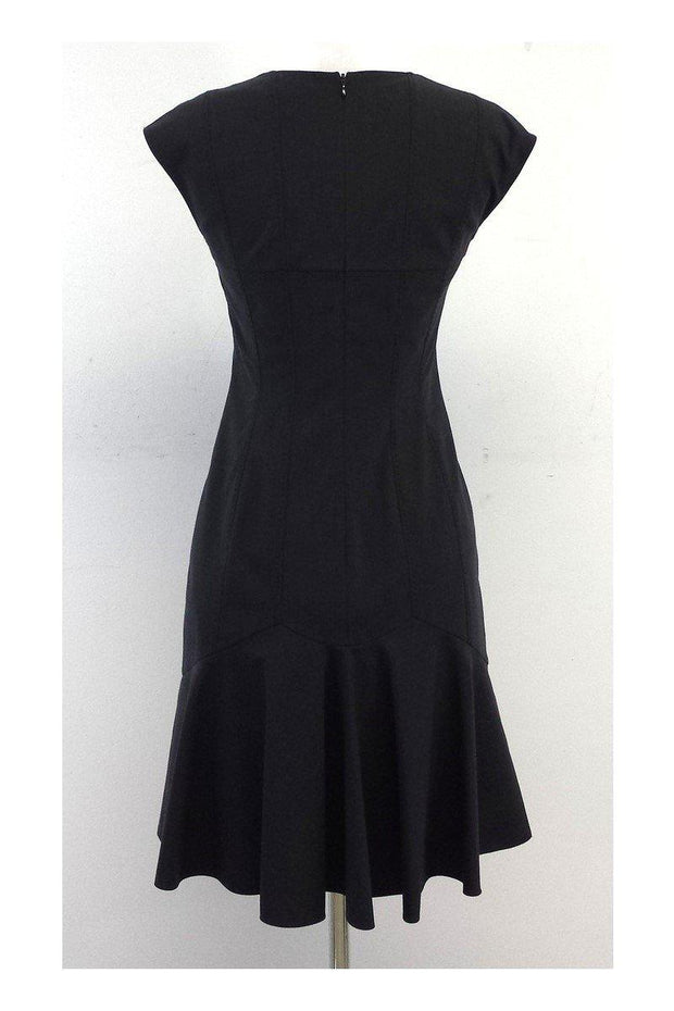 Current Boutique-Rebecca Taylor - Grey Wool Cap Sleeve Dress Sz 4