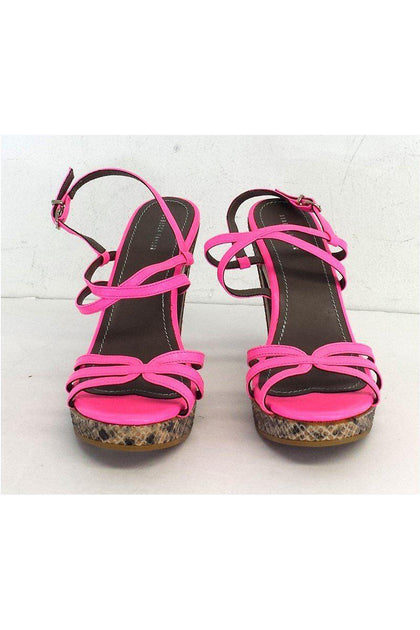 Rebecca Taylor - Hot Pink Strappy Heels Sz 7.5 – Current Boutique