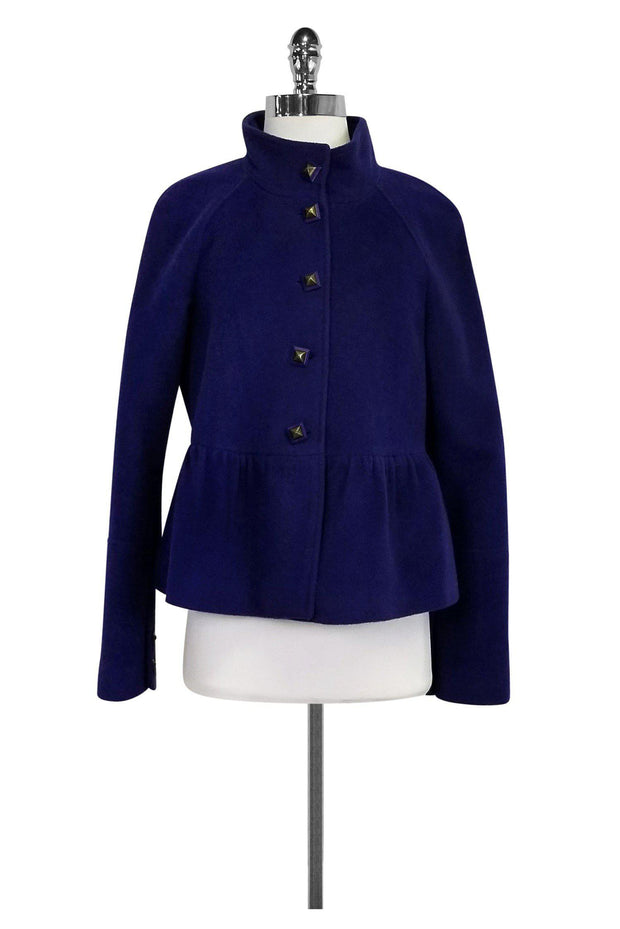 Current Boutique-Rebecca Taylor - Indigo Wool Jacket Sz 6