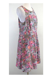 Current Boutique-Rebecca Taylor - Multicolor Silk Sleeveless Dress Sz 12