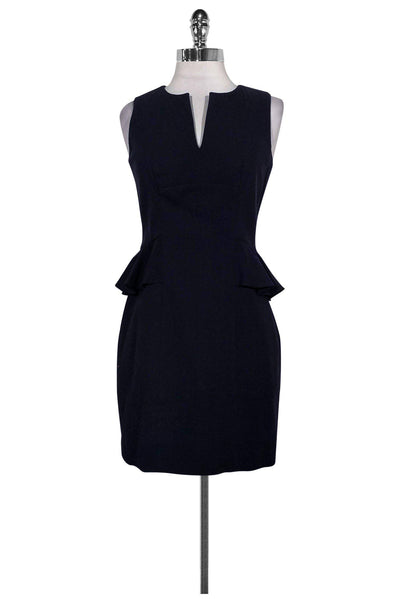 Current Boutique-Rebecca Taylor - Navy Peplum Dress Sz 2