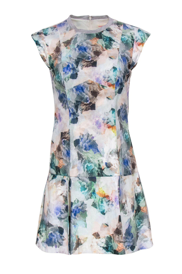 Current Boutique-Rebecca Taylor - Pastel Floral Flared Hem Dress Sz 4
