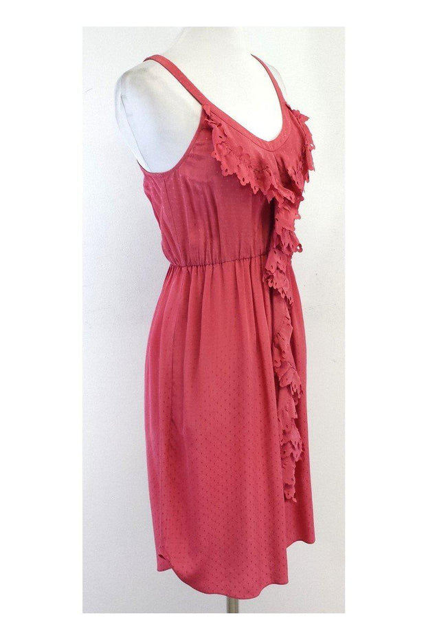 Current Boutique-Rebecca Taylor - Pink Diamond Print Silk Dress Sz 2